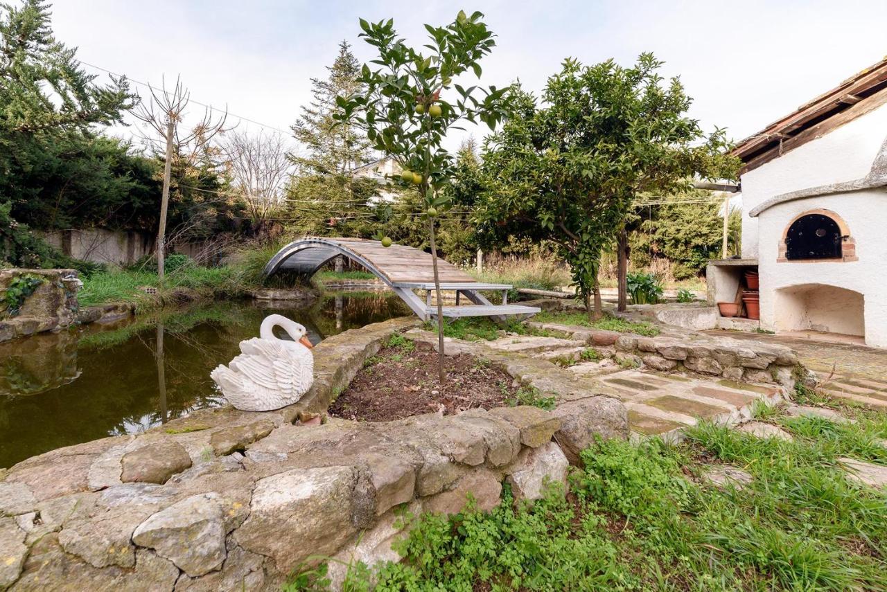 Masia Can Manent Del Bosc S XVIII Santa Eulalia de Ronsana Bagian luar foto