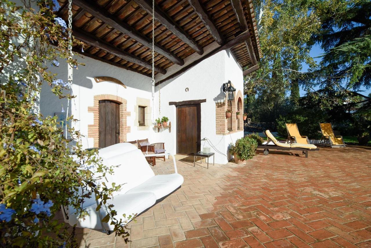 Masia Can Manent Del Bosc S XVIII Santa Eulalia de Ronsana Bagian luar foto