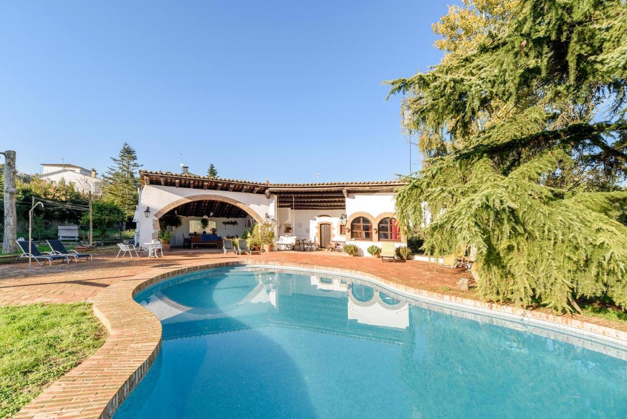 Masia Can Manent Del Bosc S XVIII Santa Eulalia de Ronsana Bagian luar foto