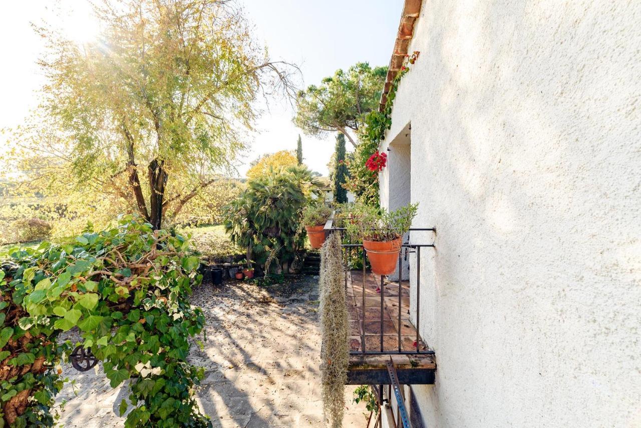 Masia Can Manent Del Bosc S XVIII Santa Eulalia de Ronsana Bagian luar foto