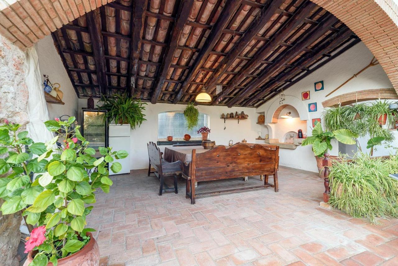 Masia Can Manent Del Bosc S XVIII Santa Eulalia de Ronsana Bagian luar foto