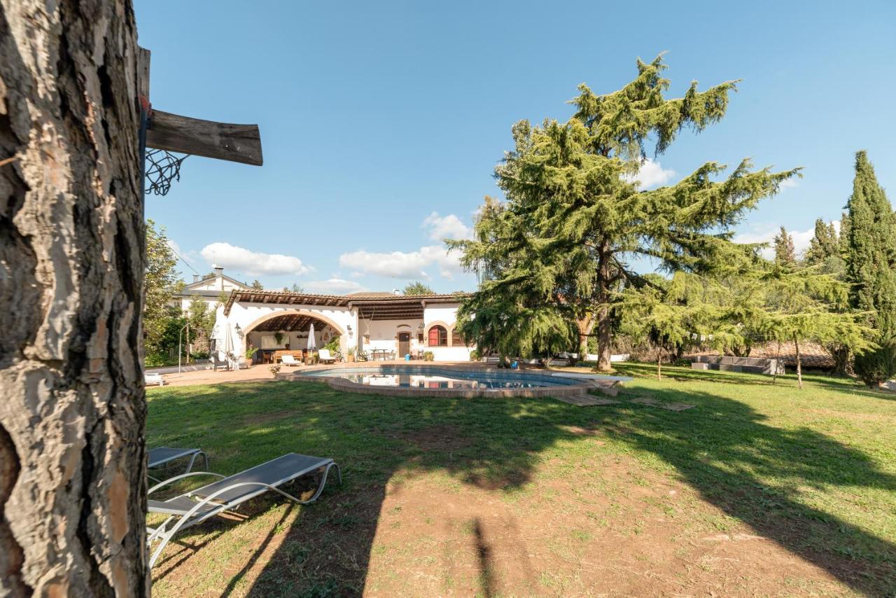 Masia Can Manent Del Bosc S XVIII Santa Eulalia de Ronsana Bagian luar foto