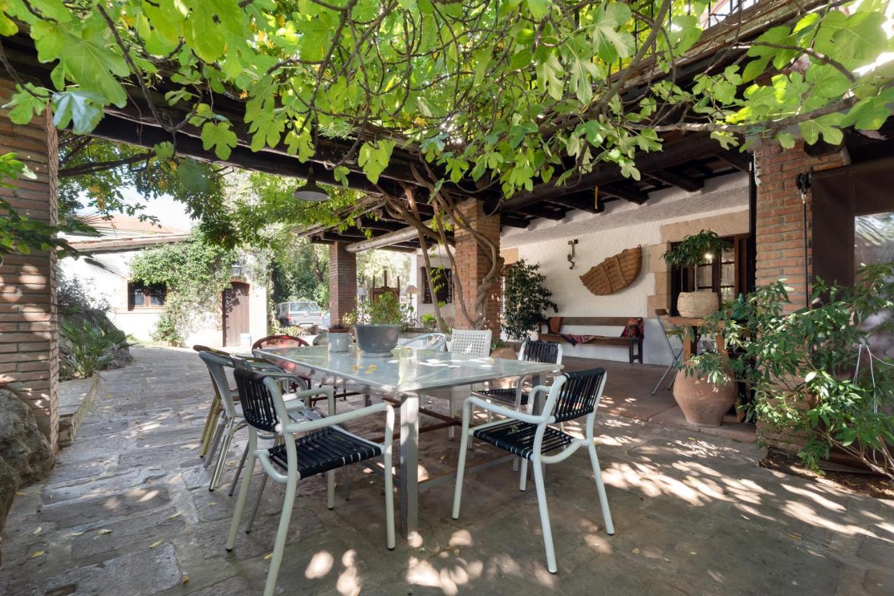 Masia Can Manent Del Bosc S XVIII Santa Eulalia de Ronsana Bagian luar foto
