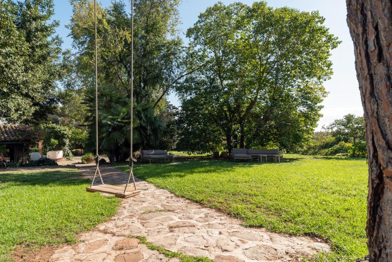 Masia Can Manent Del Bosc S XVIII Santa Eulalia de Ronsana Bagian luar foto