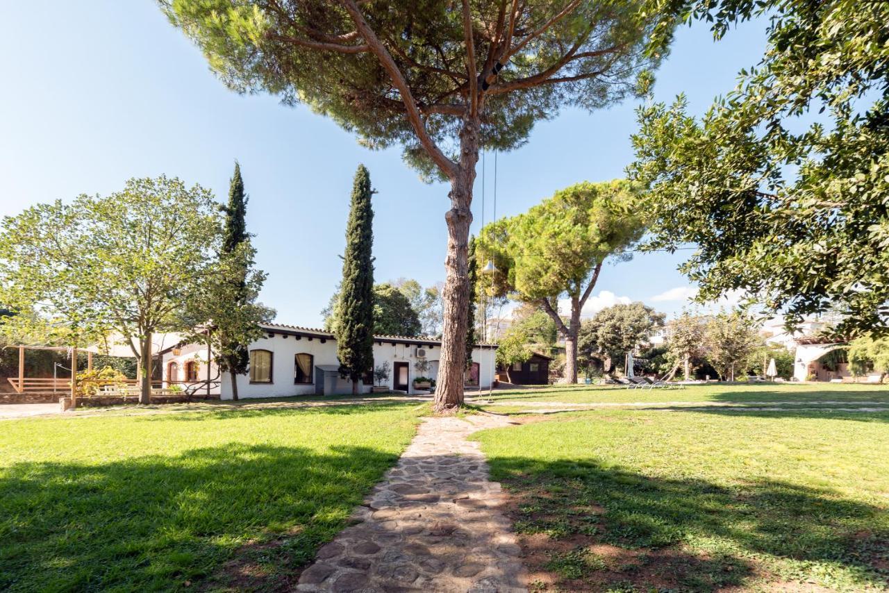 Masia Can Manent Del Bosc S XVIII Santa Eulalia de Ronsana Bagian luar foto